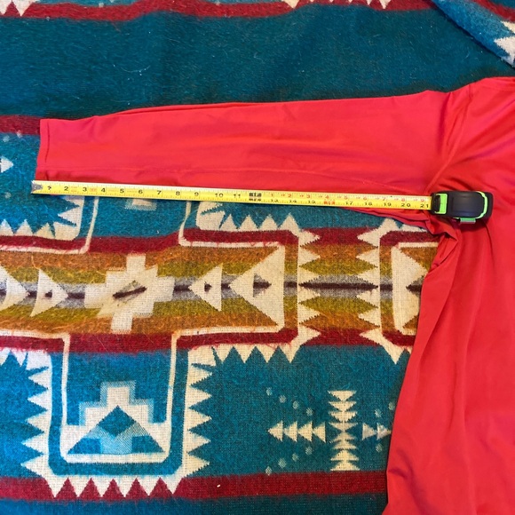 Patagonia Daily Capiline Baselayer Red Long Sleeve Shirt - Picture 8 of 9